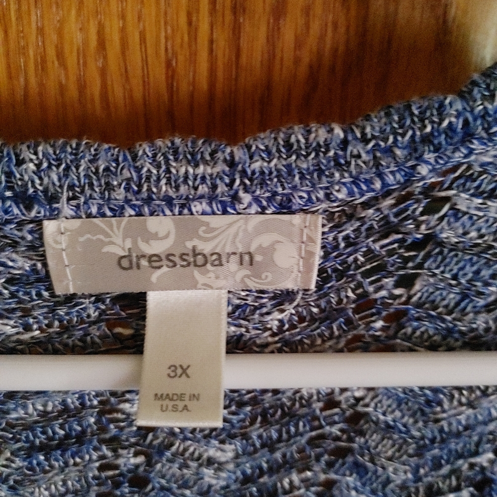 Sweater Dress barn. Blue Size 3x